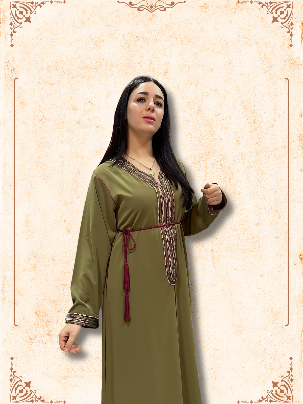 modern Moroccan caftan